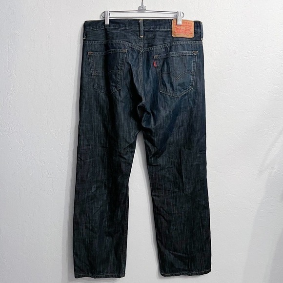 LEVI LEVIS 560 Loose Straight Fit Dark Wash Denim Jeans 32 - Picture 7 of 7